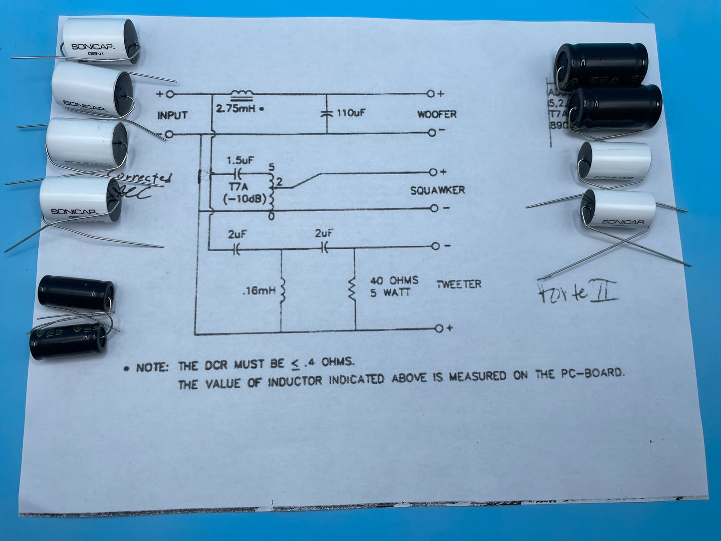 Forté II Crossover Rebuild Kit (2 Speakers) - FREE US Shipping!