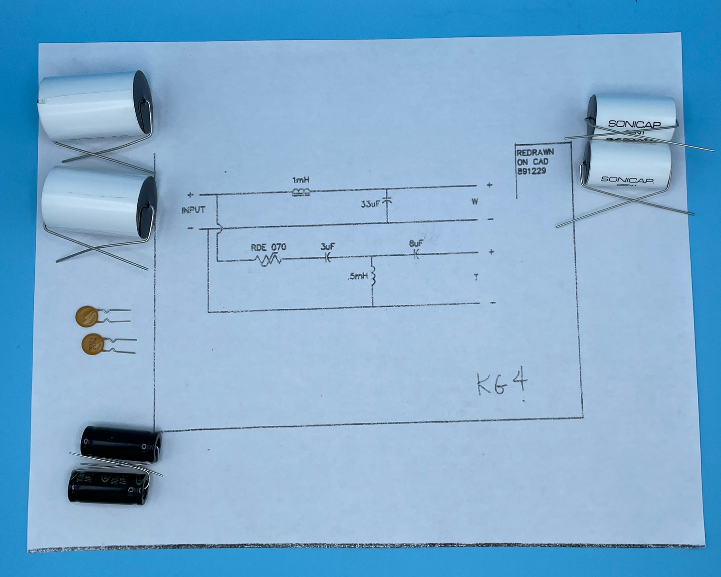 KG4 Crossover Rebuild Kit (2 Speakers) - FREE US Shipping!