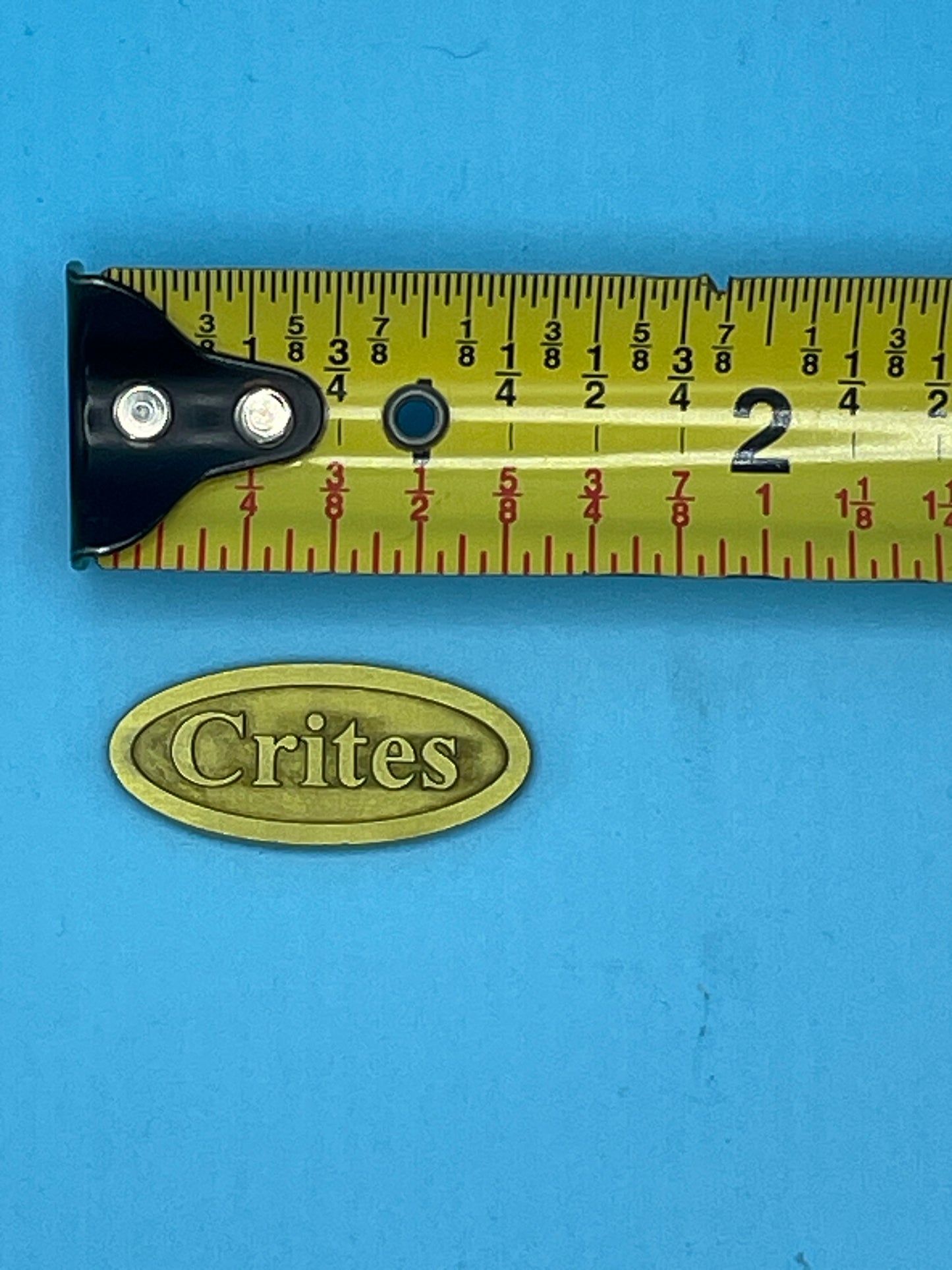 Metal Crites Labels for Speakers- Pair - FREE US Shipping!
