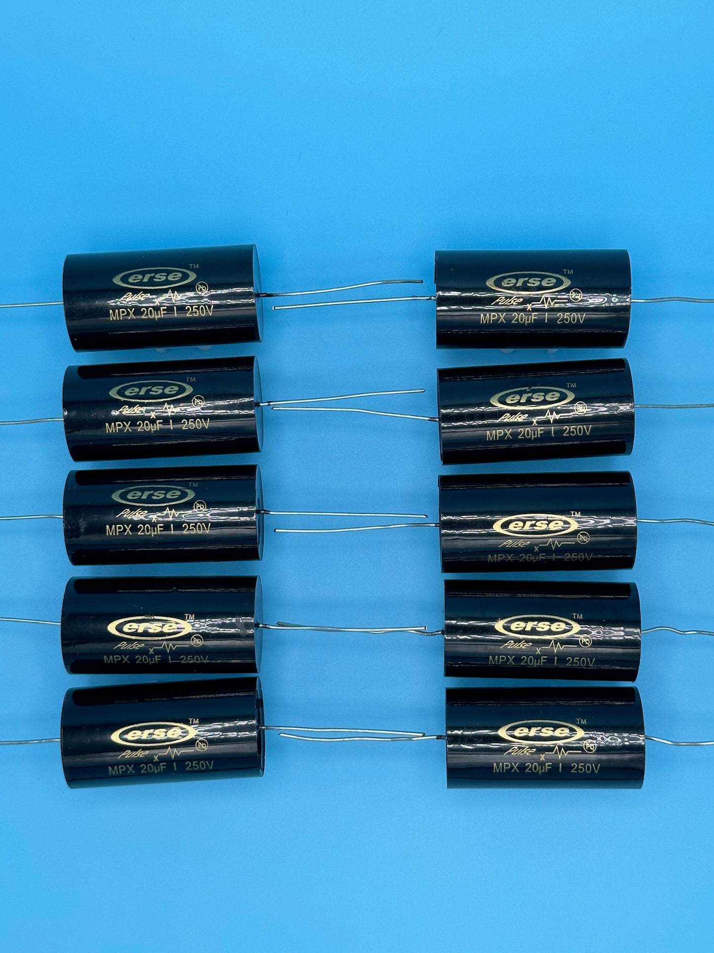 Set of 10 Erse 20uF Polypropylene 1% Capacitors - Free US Shipping!