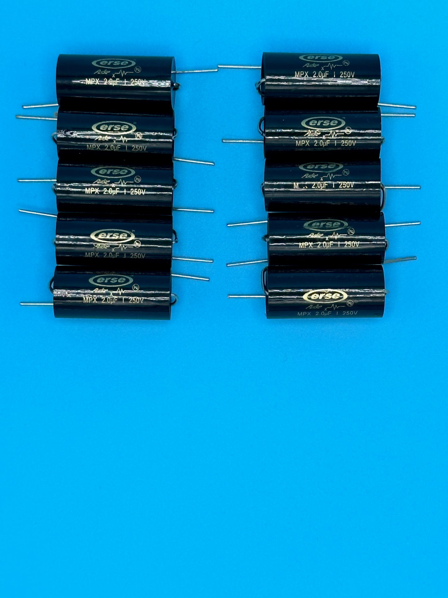 Set of 10 Erse 2uF Polypropylene 1% Capacitors - Free US Shipping!