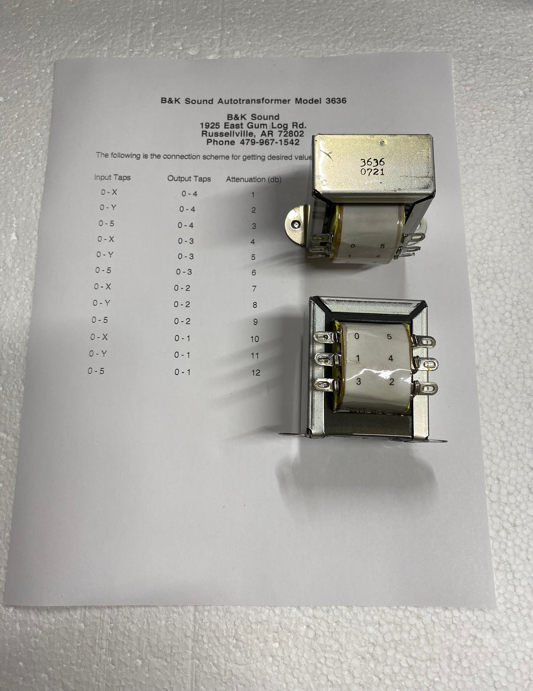 3636 Autotransformer - Pair - New - FREE US Shipping!