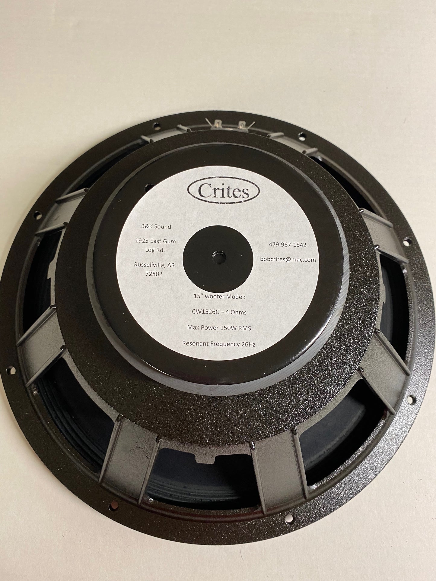 CW1526C Cast Frame Woofer - Pair - FREE US Shipping!