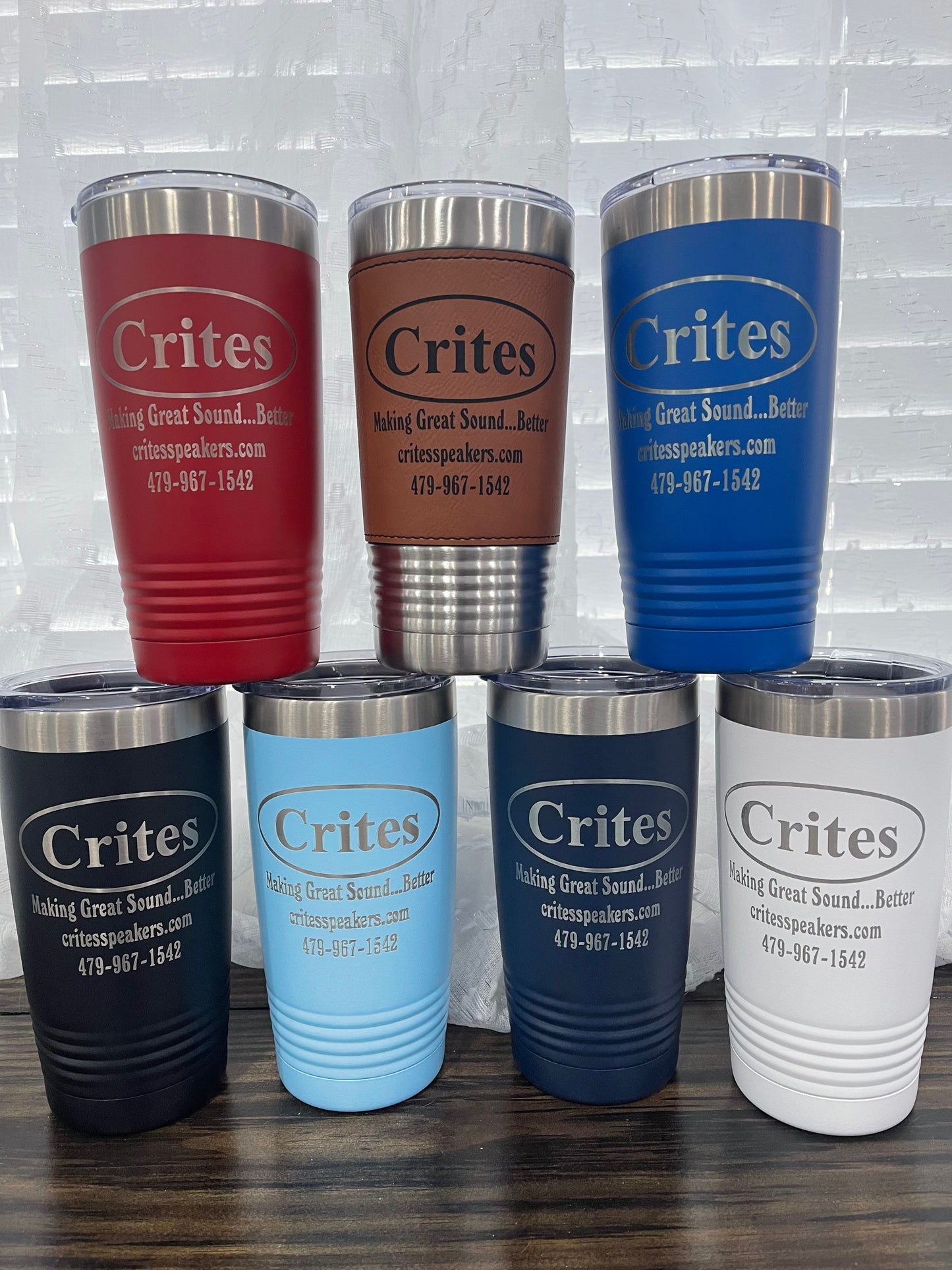 Crites Speakers 20 oz Polar Camel Metal Tumblers - FREE Shipping