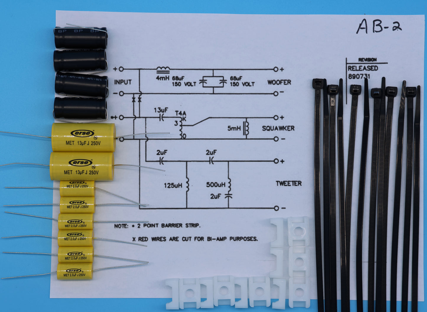 Type AB-2 Rebuild Kit (2 Speakers) - FREE US Shipping!