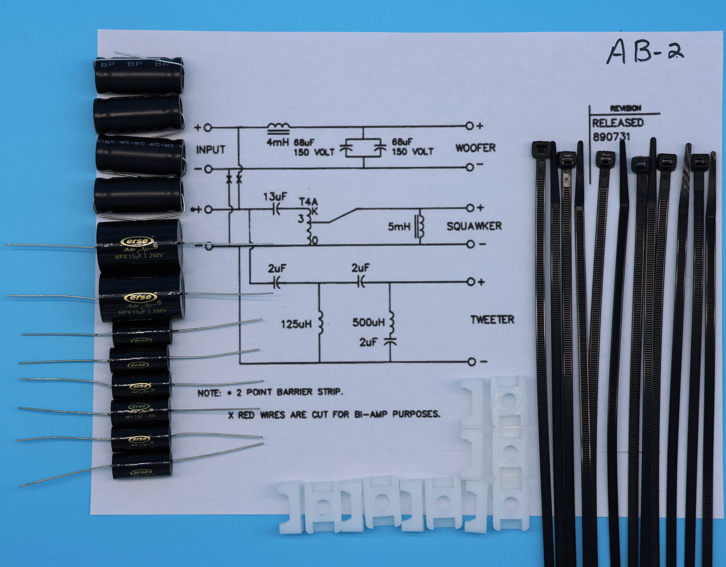 Type AB-2 Rebuild Kit (2 Speakers) - FREE US Shipping!