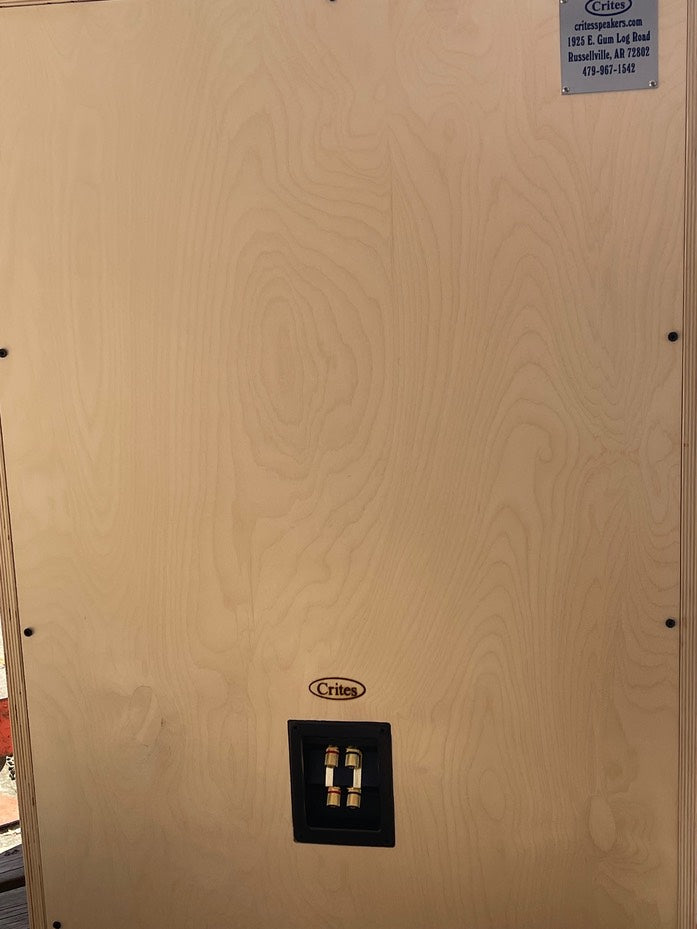 Crites Speaker Type CS-3 - Raw Birch - Pair - Free Continental US Shipping!