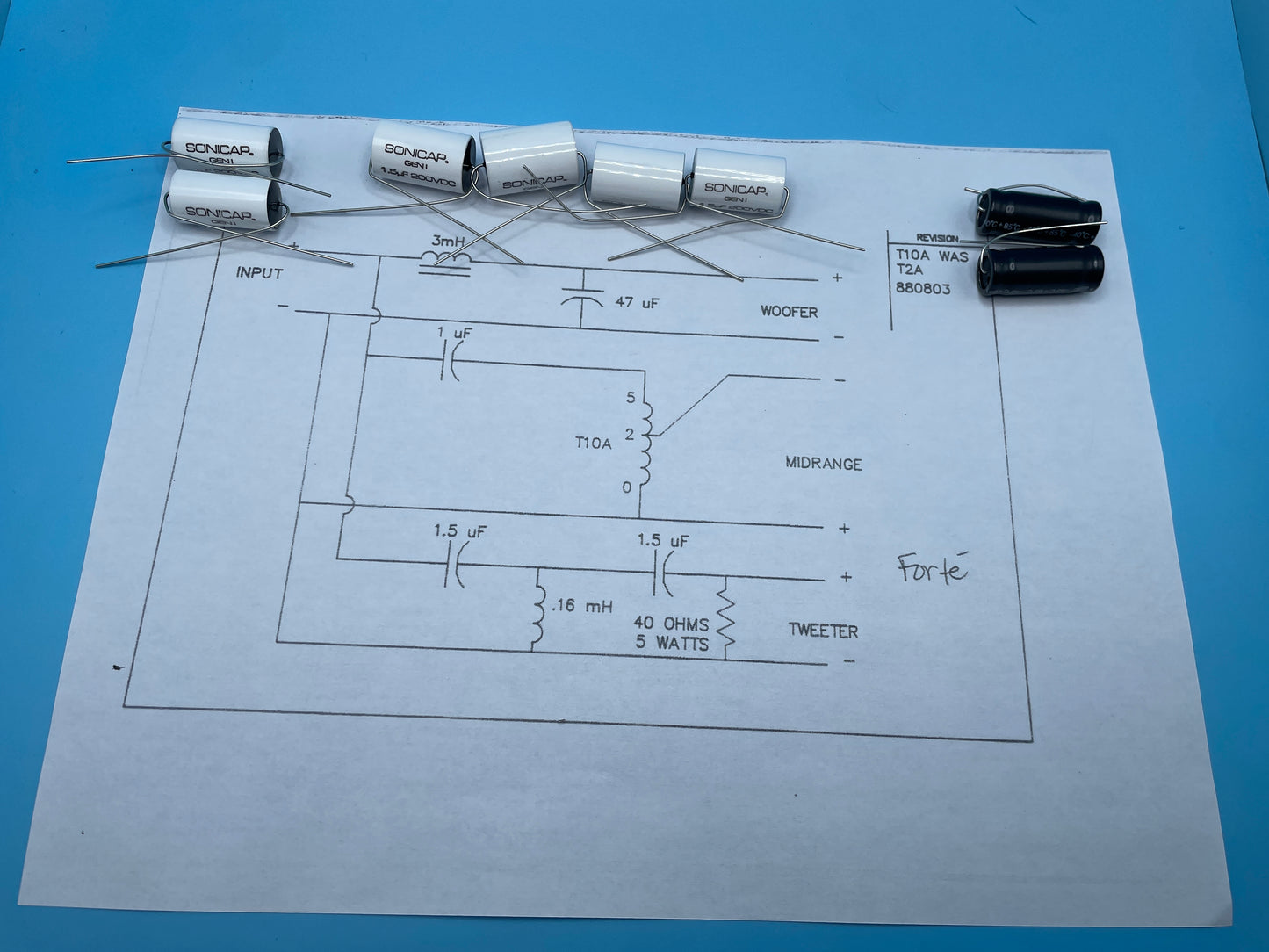 Forté Crossover Rebuild Kit (2 Speakers) - FREE US Shipping!