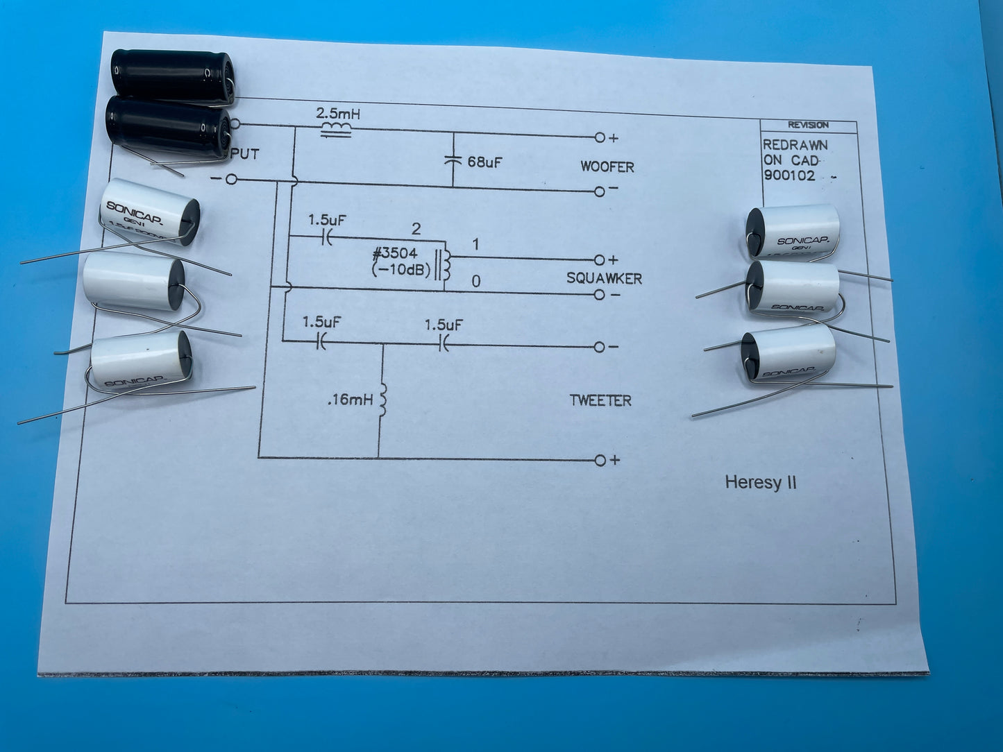 Heresy II Crossover Rebuild Kit (2 Speakers) - FREE US Shipping!