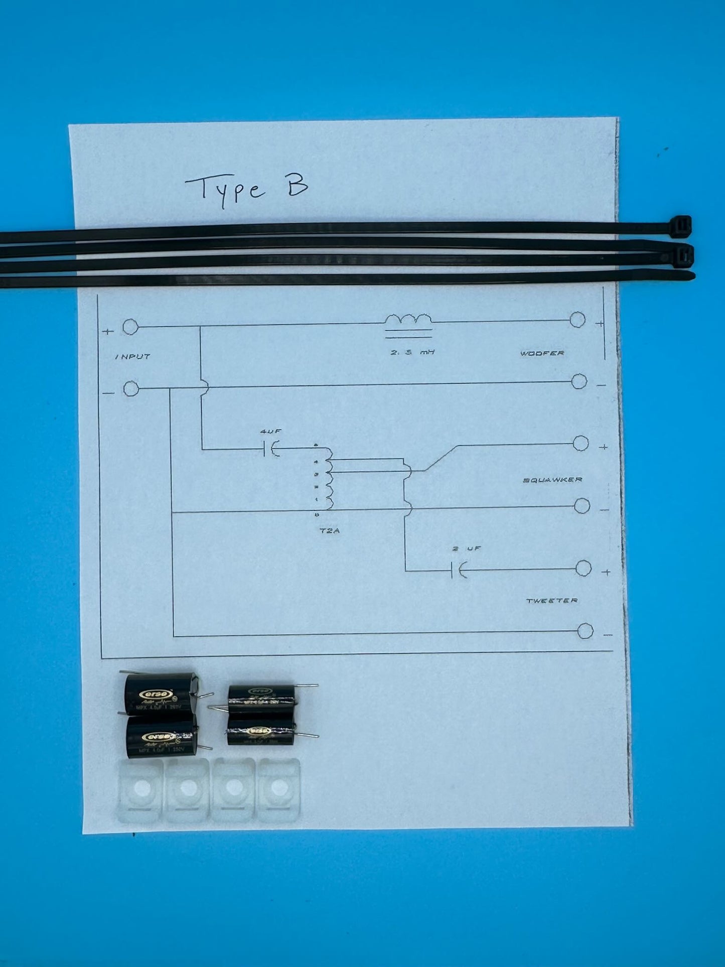 Type B Rebuild Kit Silver Edition (2 Speakers) - FREE US Shipping!