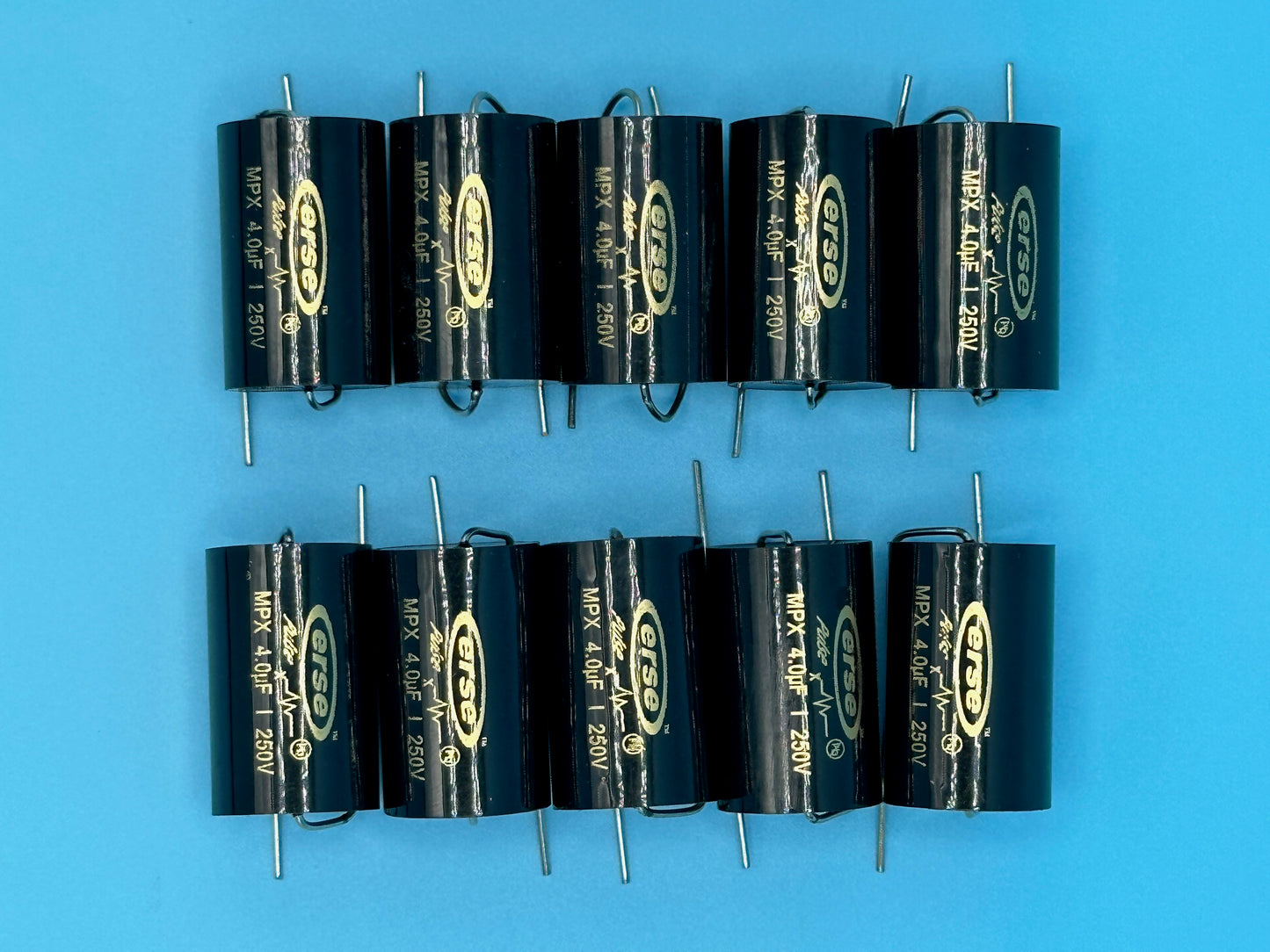 Set of 10 Erse 4uF Polypropylene 1% Capacitors - Free US Shipping!