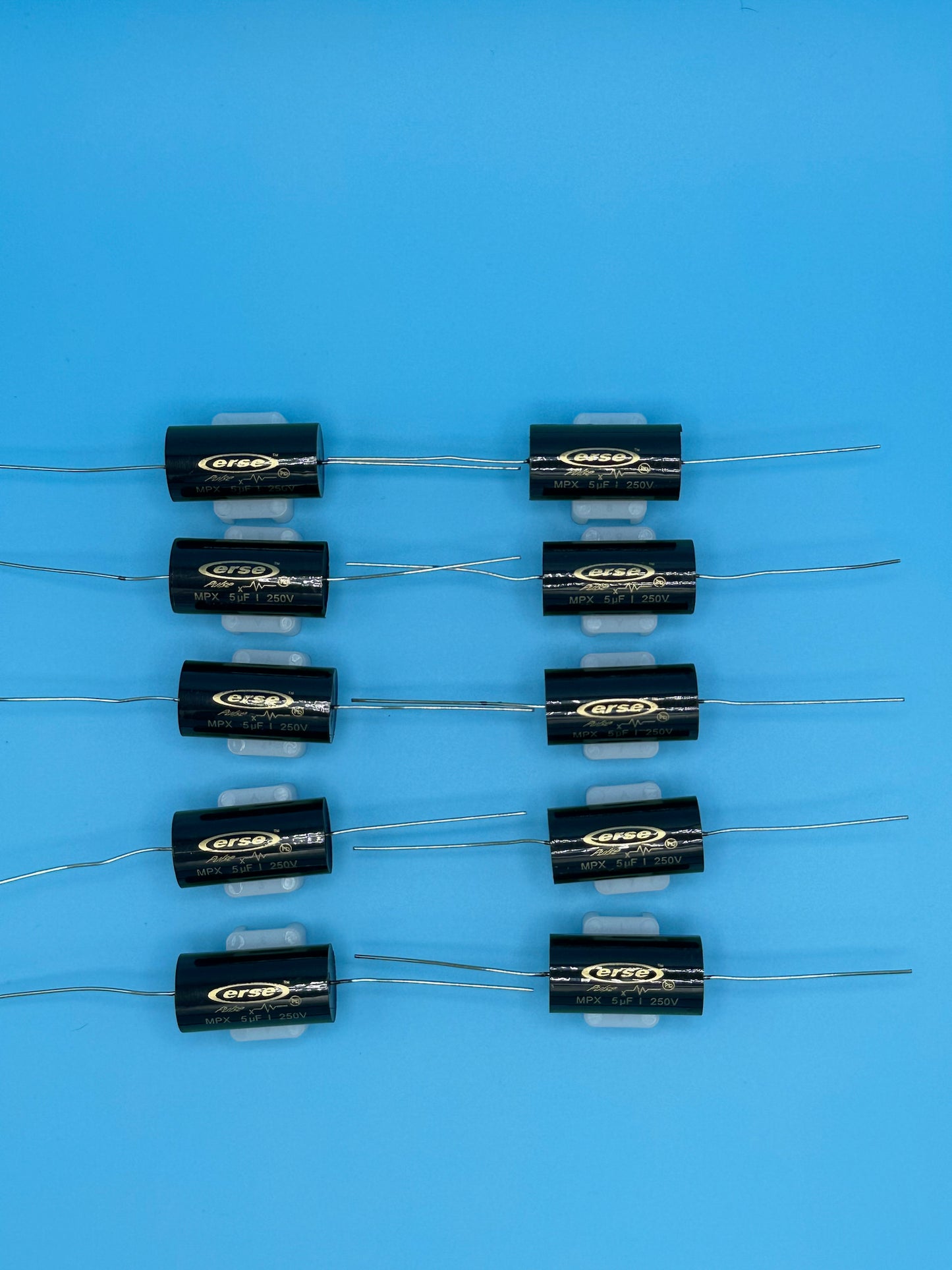 Set of 10 Erse 5uF Polypropylene 1% Capacitors - Free US Shipping!