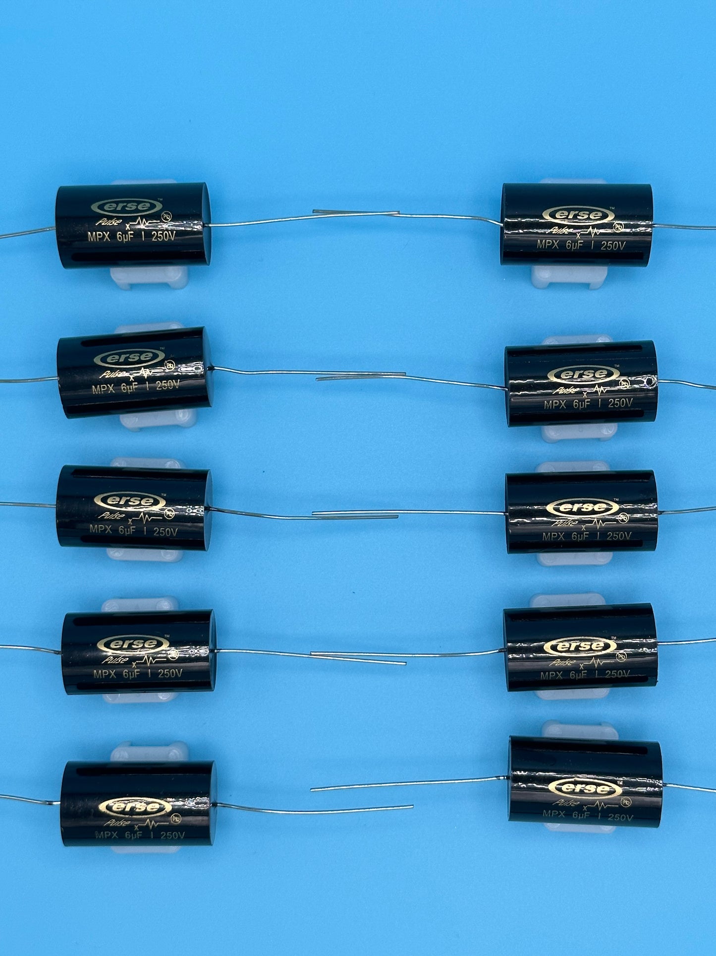 Set of 10 Erse 6uF Polypropylene 1% Capacitors - Free US Shipping!