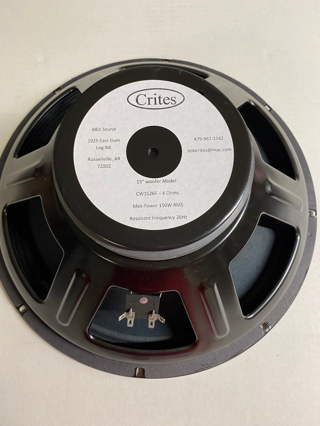 CW1526F Steel Frame Woofer - Pair - FREE US Shipping!