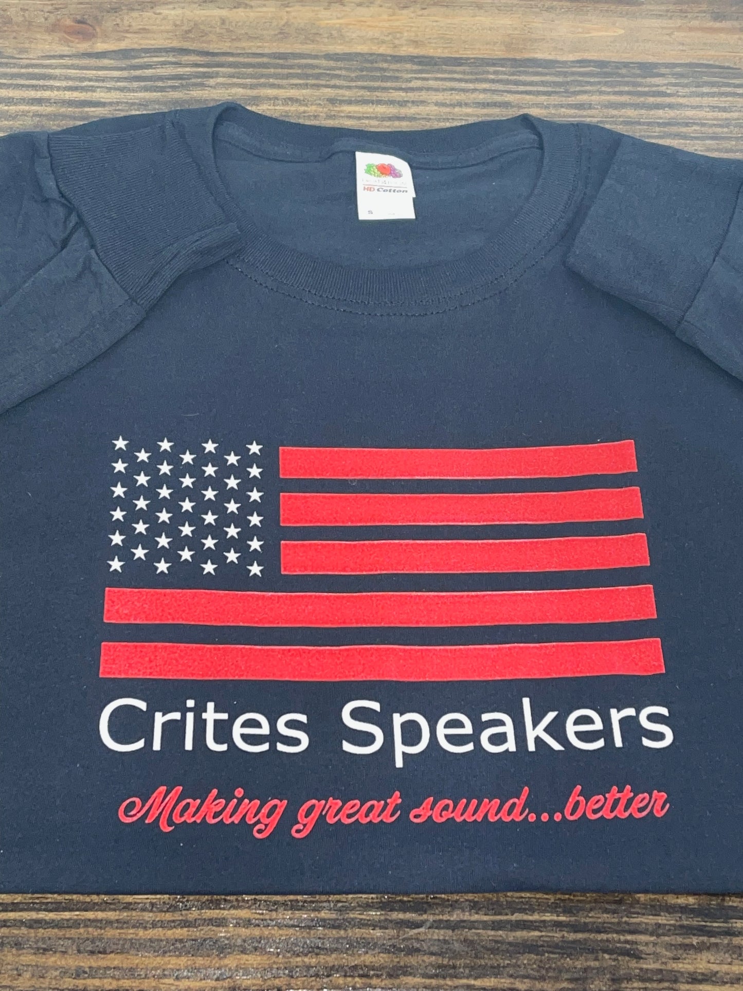 Black Crites Long Sleeve American Flag