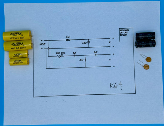 KG4 Crossover Rebuild Kit (2 Speakers) - FREE US Shipping!